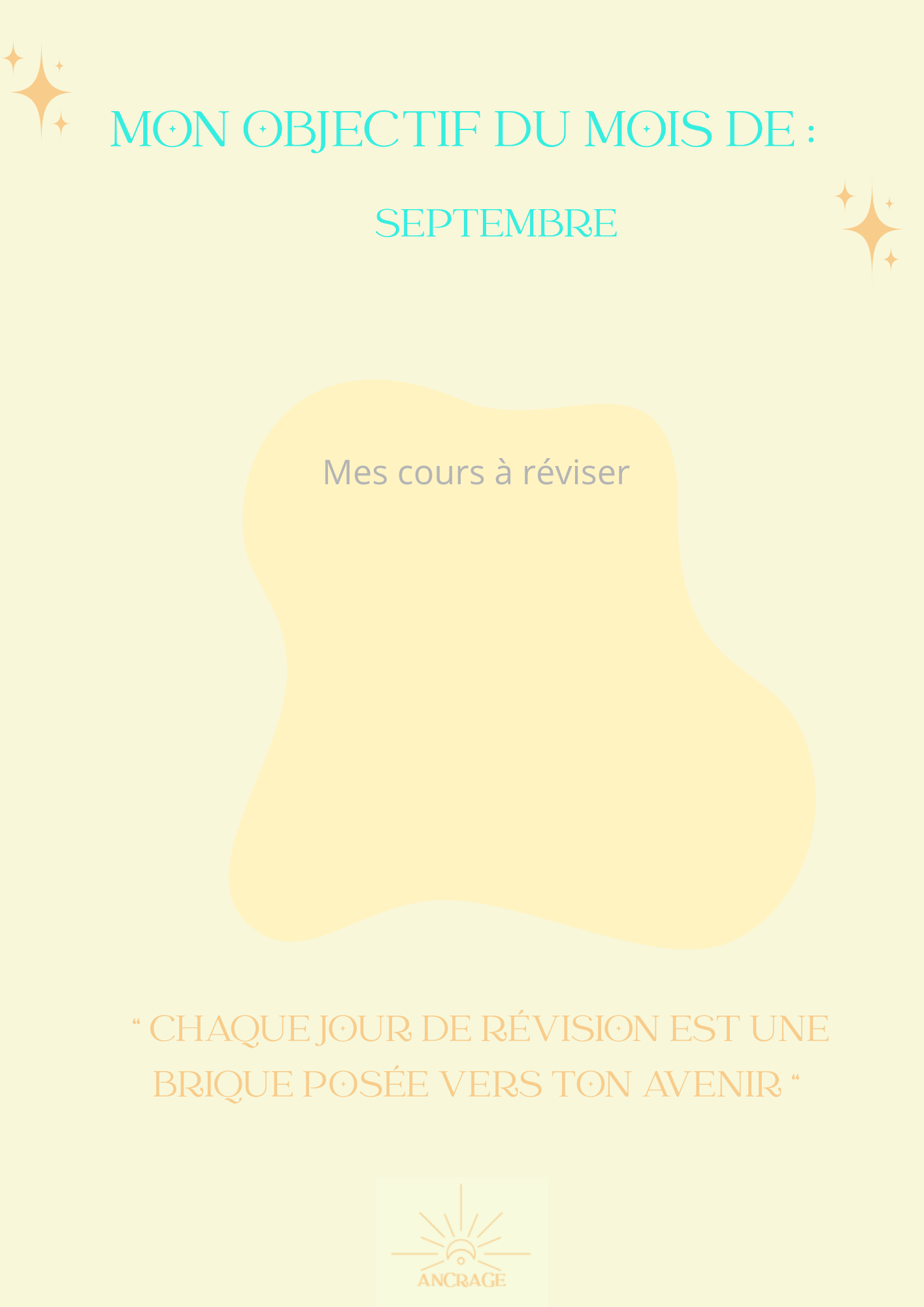 Planner de révision