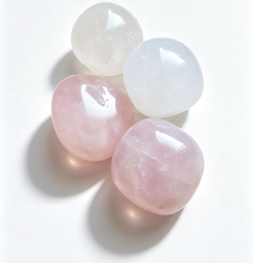 Pierre roulée quartz rose